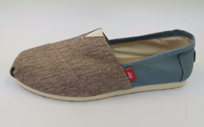 Embrace Style and Comfort with Canvas Flat Outsole Slip-On Shoes for Ladies